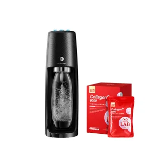 【Sodastream-m2美度限定組】電動式氣泡水機Spirit One Touch(加碼送m2美度超能膠原飲)