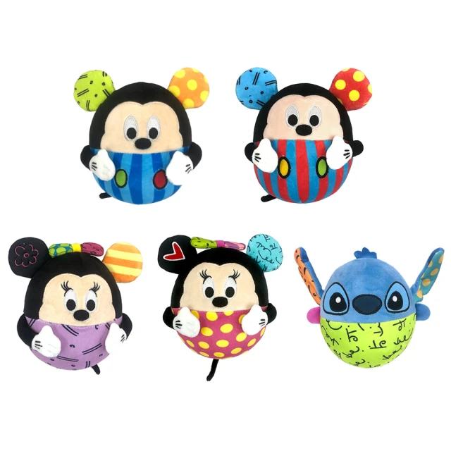 Enesco Disney 迪士尼 Romero Britto系列 造型絨毛娃娃