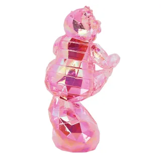 【Enesco】精品家飾 Disney 迪士尼 愛麗絲夢遊仙境 柴郡貓透明塑像居家擺飾
