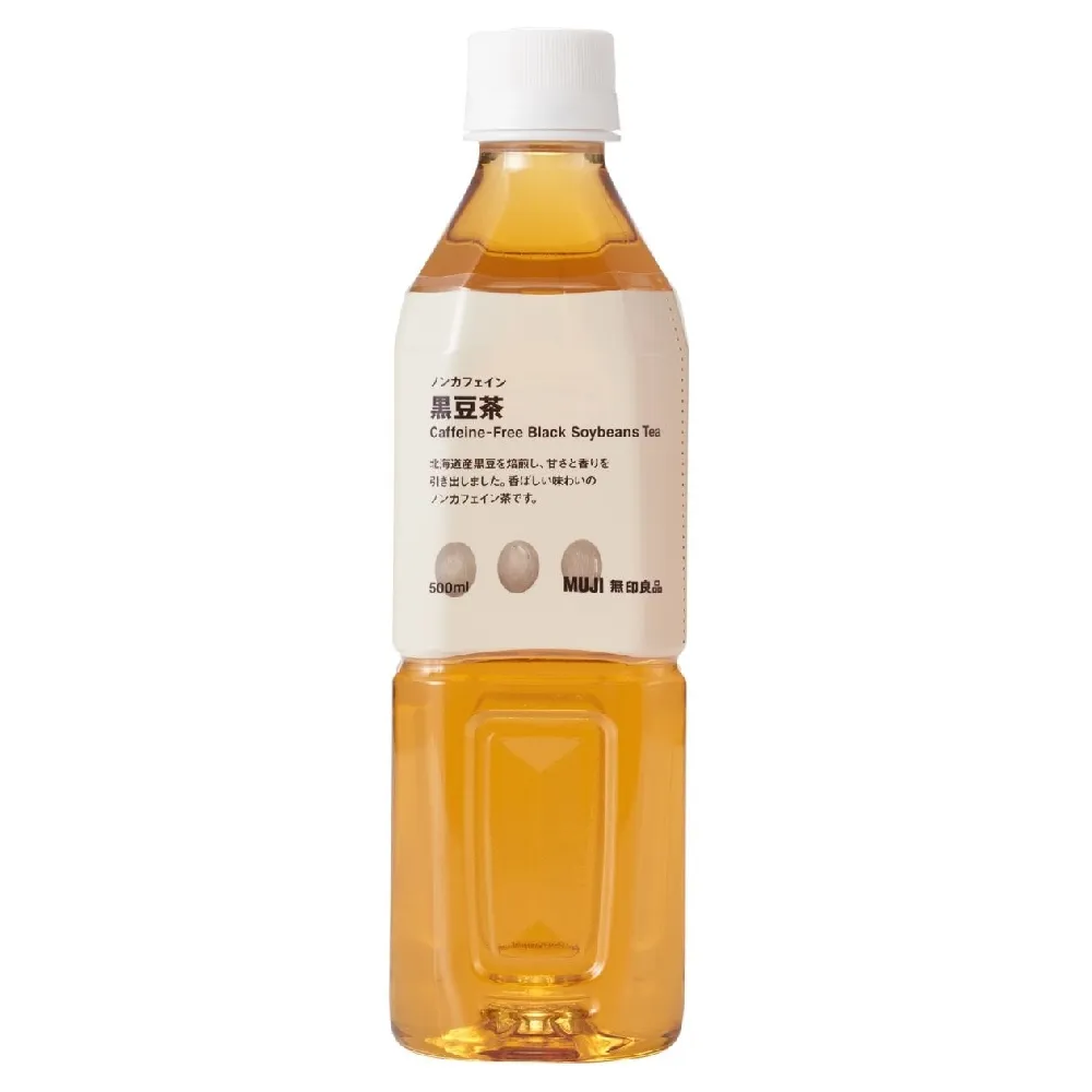 【MUJI 無印良品】PET無咖啡因黑豆茶/500ml