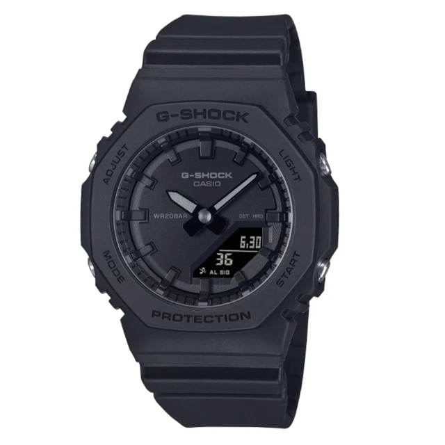 CASIO 卡西歐 G-SHOCK 大膽率性 霧面黑 經典雙