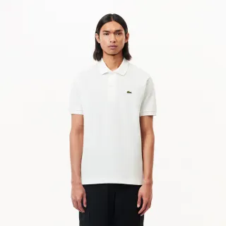 【LACOSTE】男裝-經典L1212短袖Polo衫(白色)