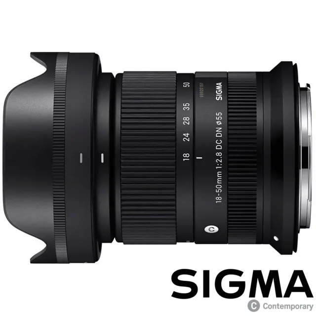 【Sigma】18-50mm F2.8 DC DN Contemporary for CANON RF 接環(公司貨  旅遊鏡 APS-C 無反微單眼專用鏡頭)