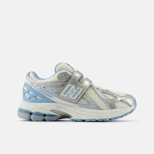 NEW BALANCE 中童 休閒鞋 運動 復古 W寬楦 NB 1906R 魔鬼氈 銀藍(PV1906EW)