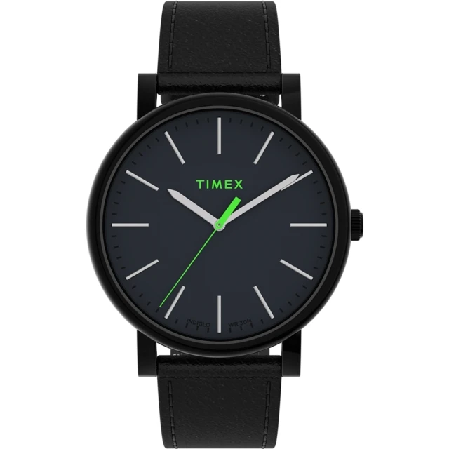 TIMEX 天美時 復刻系列 42毫米簡約手錶 黑 TXTW2U05700-1