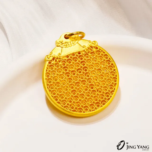 【JING YANG 晶漾】黃金墜子古法金釋迦摩尼佛(5.54錢±0.05錢)