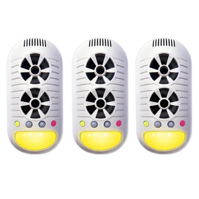 【Digimax】UP-11H 強效型四合一超音波驅鼠器 3入