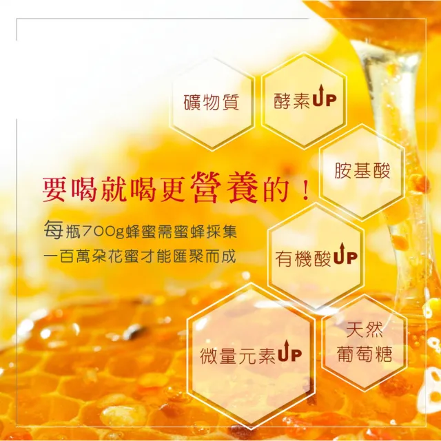 【情人蜂蜜】台灣天空森林蜜700g(MOMO獨家限量)