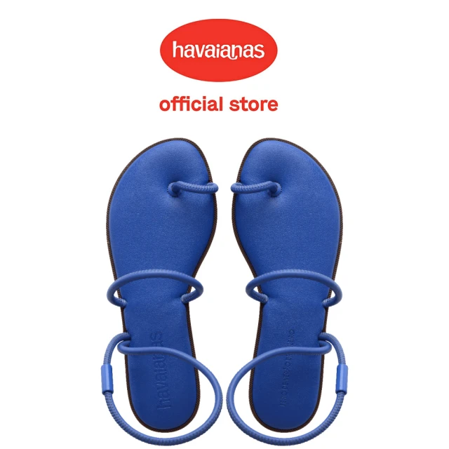 havaianas 哈瓦仕 平底涼鞋 女鞋 時尚百搭 Una Pitanga 藍 4149611-0555W(哈瓦士)