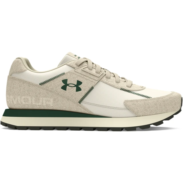 UNDER ARMOUR UA 男 Essential Runner 休閒慢跑鞋 運動鞋_3028408-106(米色)