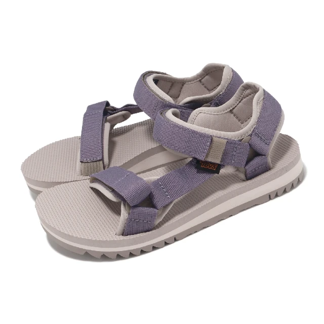 TEVA 涼拖鞋 W Universal Trail 女鞋 灰嶺紫 支撐 黃金大底 涼鞋(1107709GYR)