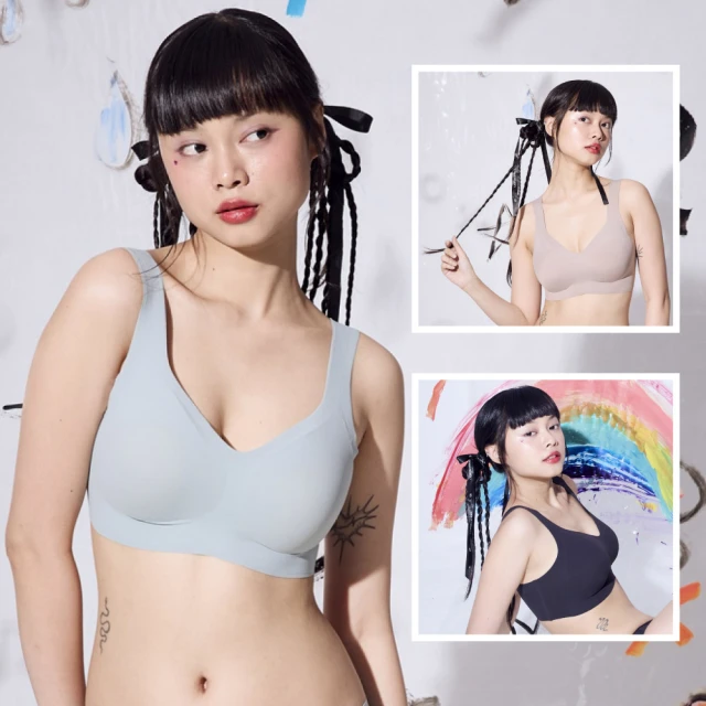 SAVVY 莎薇 SAVVY21 M-LL罩杯內衣 舒適無壓的BRA QBB003BL.TB.HM(黑.可可.灰綠)