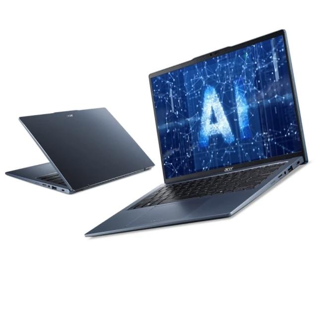 【Acer 宏碁】特仕版 14吋輕薄效能AI筆電(Swift Go/SFG14-73-91F9/Ultra 9-185H/32G/1TB+1TB SDD/EVO/OLED)