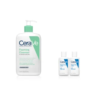 【CeraVe 適樂膚】溫和潔顏★溫和泡沫潔膚露 473ml(泡沫質地)