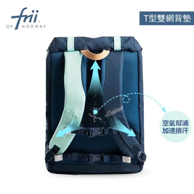 【Frii】30L 970g｜羽量護脊書包｜多色款(Frii自由想像精選 適用身高140-180cm)