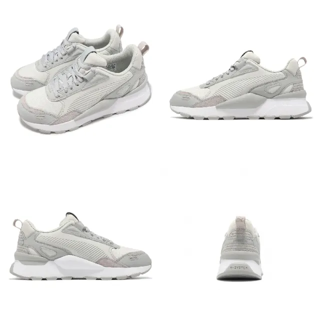 【PUMA】休閒鞋 RS 3.0 Basic Wns 女鞋 灰 白 厚底 緩衝 拼接(393773-02)