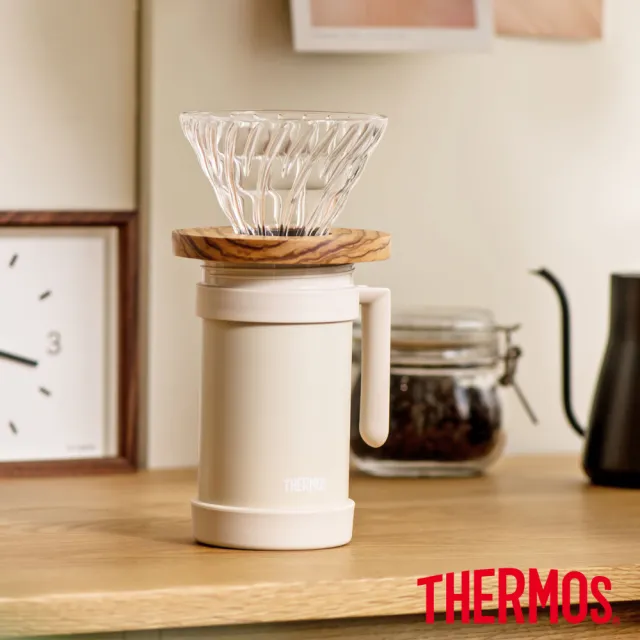 【THERMOS 膳魔師】不鏽鋼真空保溫杯490ml(JMF-501保溫瓶)