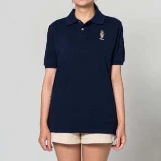 【RALPH LAUREN】藍色小熊短袖Polo衫(L)