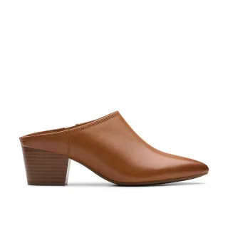 【Clarks】女鞋 Ellanie Pace 隨性套穿穆勒高跟鞋(CLF80060D)