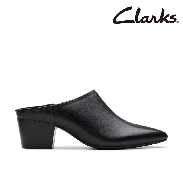 Clarks 女鞋 Ellanie Pace 隨性套穿穆勒高跟鞋(CLF80059D)