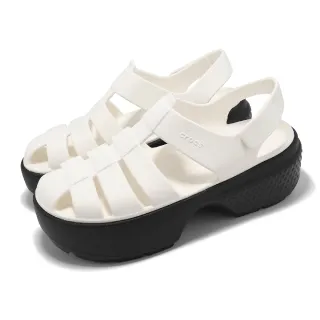 【Crocs】涼鞋 Stomp Fisherman Sandal 男鞋 女鞋 粉筆色 厚底 雪屋涼鞋 卡駱馳(2099380WV)
