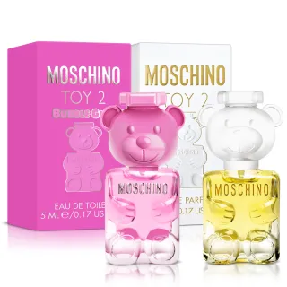 【MOSCHINO】組合-泡泡熊+熊芯未泯女性小香5mlX2入(專櫃公司貨)