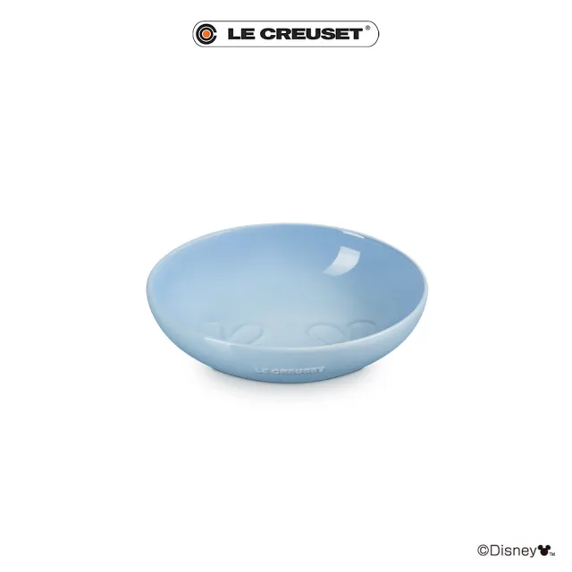 【Le Creuset】迪士尼米奇系列 造型橢圓盤19cm(海岸藍)