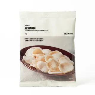 【MUJI 無印良品】海味點心 醬燒蝦餅 ４０ｇ