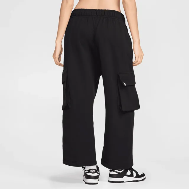 【NIKE 耐吉】長褲 運動褲 休閒 女 AS W NSW DANCE OH FLC PANT 黑色(FV7513010)
