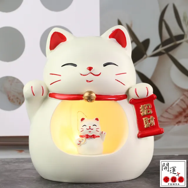 【開運方程式】招財貓燈大小通吃小夜燈(生意興隆/年年好運/入厝禮)