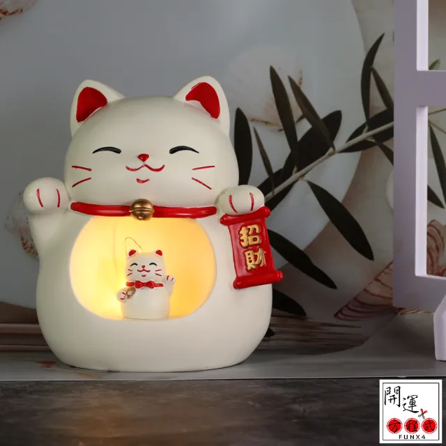 【開運方程式】招財貓燈大小通吃小夜燈(生意興隆/年年好運/入厝禮)