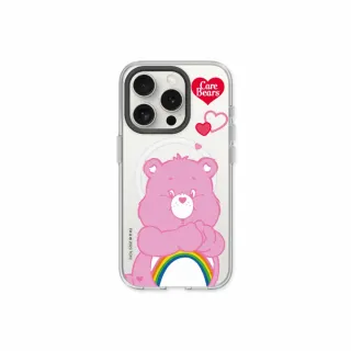 【RHINOSHIELD 犀牛盾】iPhone 15系列 Clear MagSafe兼容 磁吸透明手機殼/Cheer Bear(Care Bears)