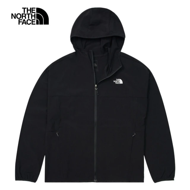 The North Face TNF 北臉 防潑水防曬防風外套 W NEW ZEPHYR WIND JACKET - AP 女 黑色(NF0A7WCPJK3)