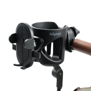 【IBIYAYA 依比呀呀】行動奇機二合一萬用杯架手機架(FP0010)