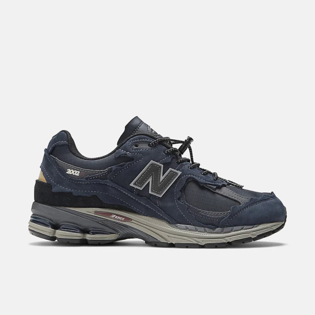 NEW BALANCE 男女 休閒鞋 運動 復古 跑鞋 D楦 NB 2002 破壞布 抽繩 午夜藍(M2002RDO)