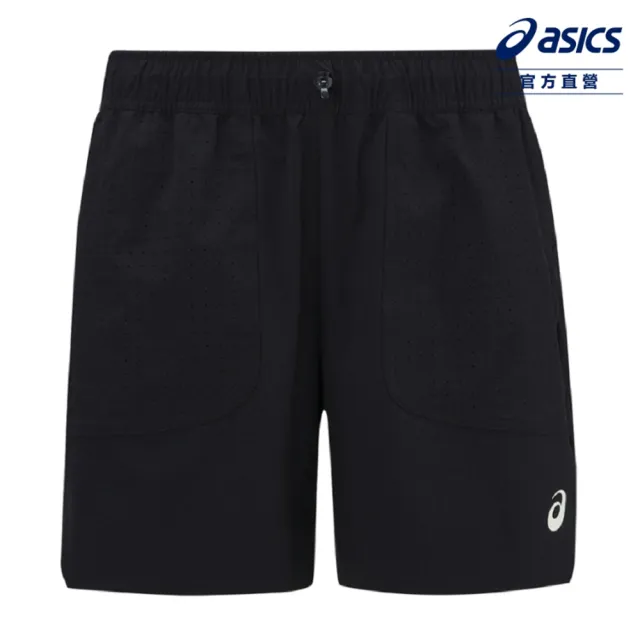 【asics 亞瑟士】涼感平織短褲 男款 涼感 亞洲版 跑步下著(2011D201-001)
