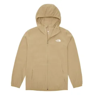 【The North Face】TNF 北臉 防風防潑水防曬連帽外套M NEW ZEPHYR WIND JACKET-AP男女 卡其(NF0A7WCYLK5)