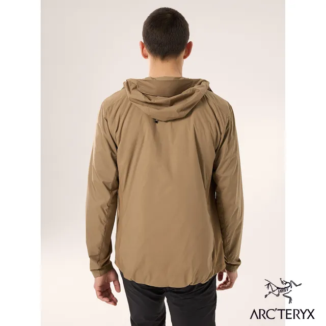 【Arcteryx 始祖鳥】男 Atom SL 化纖外套(帆布棕/喜悅黃)