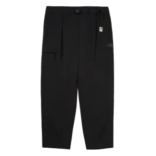 【The North Face 官方旗艦】北面男款黑色DWR防潑水休閒褲｜81SJ4H0