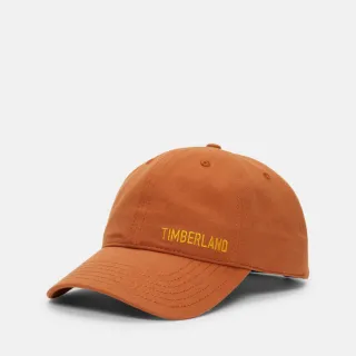 【Timberland 官方旗艦】男款橘黃色小LOGO棒球帽(A2PD3358)