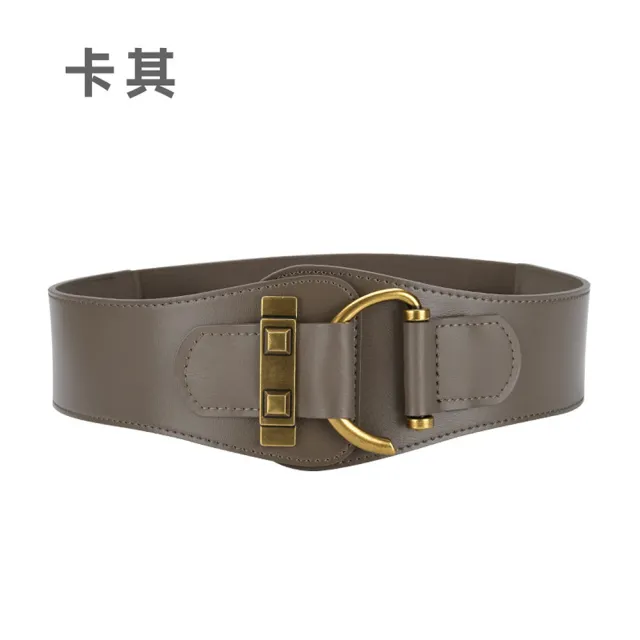 【LEEHER】女生/腰封/真皮腰帶/復古風皮帶/鬆緊腰封/彈力腰帶/毛衣皮帶/造型腰封/皮具/寬 