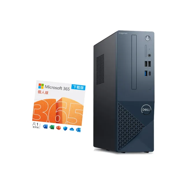 【DELL 戴爾】微軟M365組★i3四核桌上型電腦(Inspiron 3030S-P1308BTW/i3-14100/8G/512G SSD/W11P)