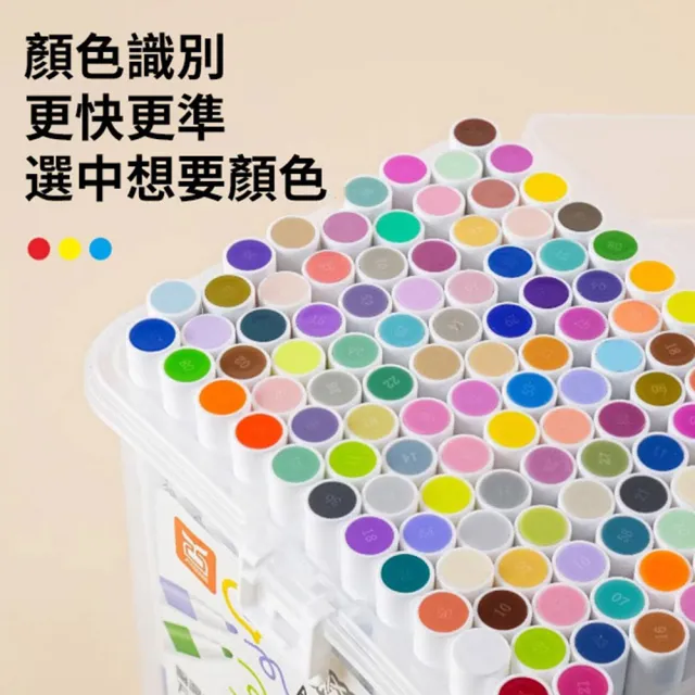 48色兒童丙烯馬克筆 彩色油性馬克筆套裝 防水速乾手繪筆 學生DIY彩色筆 美術筆 彩筆 水彩筆