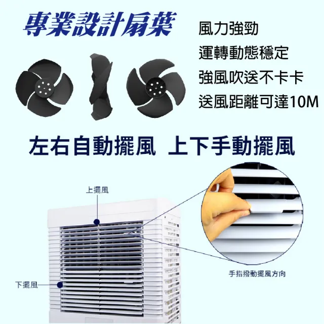 【LAPOLO】水冷扇 60公升(水冷扇、工業扇)