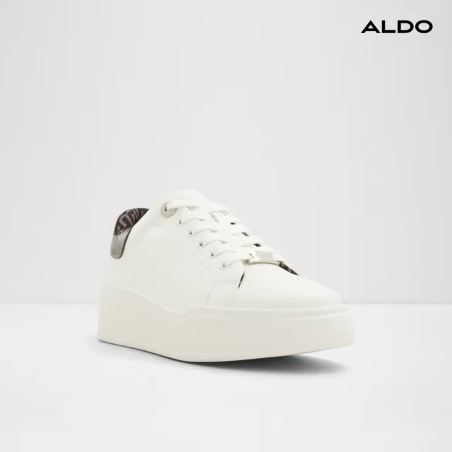 【ALDO】雙11★NINY-流行百搭時髦厚底休閒鞋-女鞋(白配銀銅色)