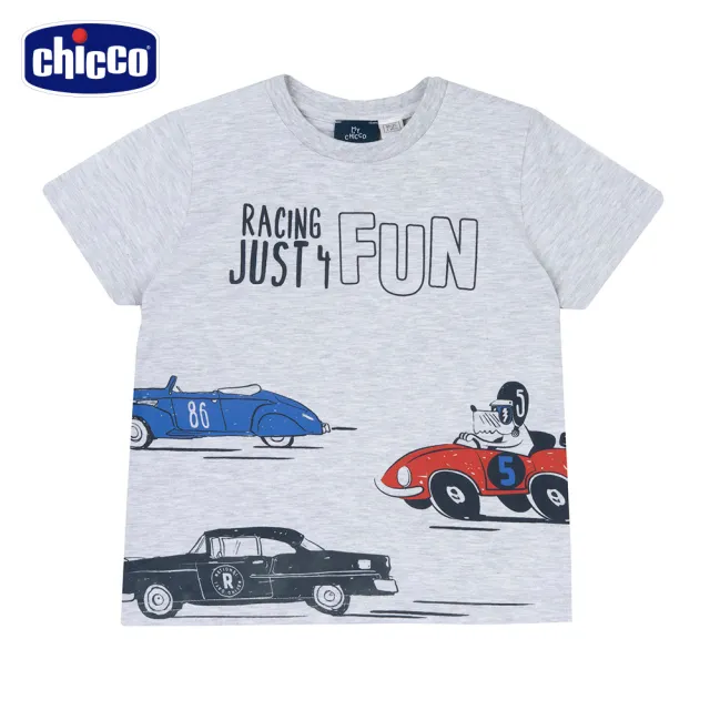 【Chicco】24SS童裝-競賽-塞車短袖上衣