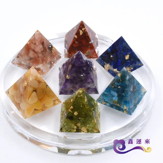 【鑫運來】◎奧剛能量七脈輪金字塔七星盤