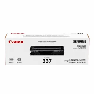 【Canon】CRG-337 原廠黑色碳粉匣 適用機型:MF212w/216n/229dw/MF232w/236n/249dw/LBP6230SE(CRG-337)