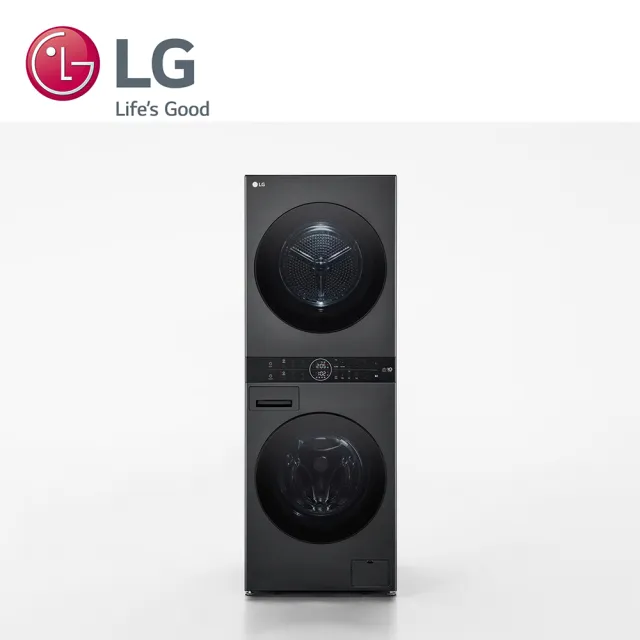【LG 樂金】525公升冰箱×1310洗衣塔〔1+1超值組〕(GN-HL567GBN×WD-S1310B)