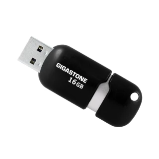 【GIGASTONE 立達】16GB USB2.0 黑銀膠囊隨身碟 U207S(16G 原廠保固五年)